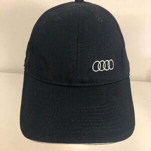 Audi Navy Blue Hat with White Embroidered Logo